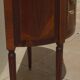 Antique half moon console-chest made by fils d'alfred wimphen in marquetry 2 drawers