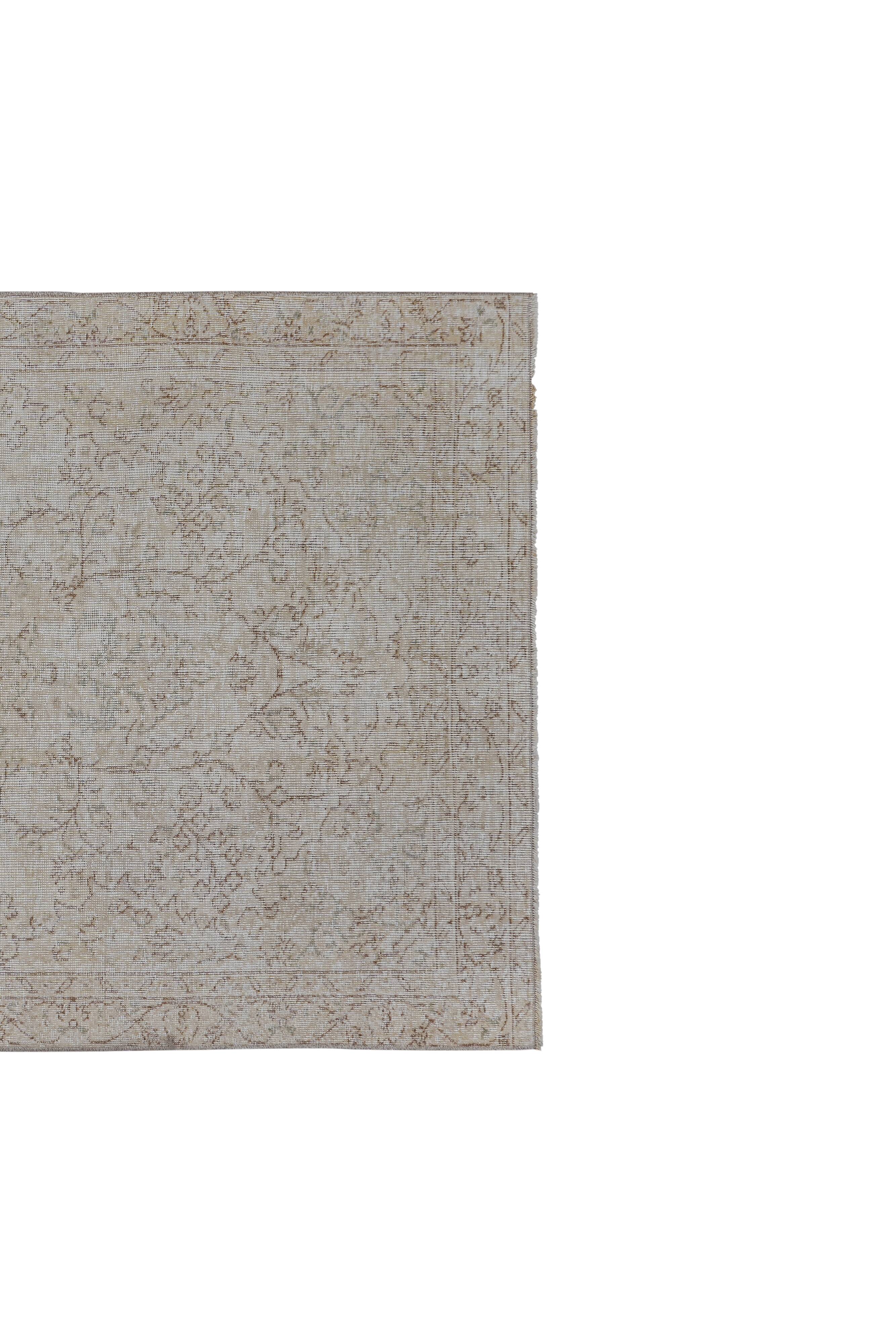 Vintage Turkish Oushak Handwoven Rug 144x265 cm