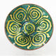 Centerpiece - email of limoges-geometric pattern mid century