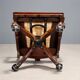 Antique oak swivel chair with wheels UK 20th Century