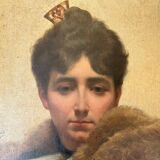 Portrait d'une femme française du XIXe siècle