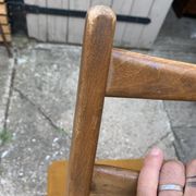Pair of Vintage Scandinavian "Ladderback" Chairs (1960) - To Restore
