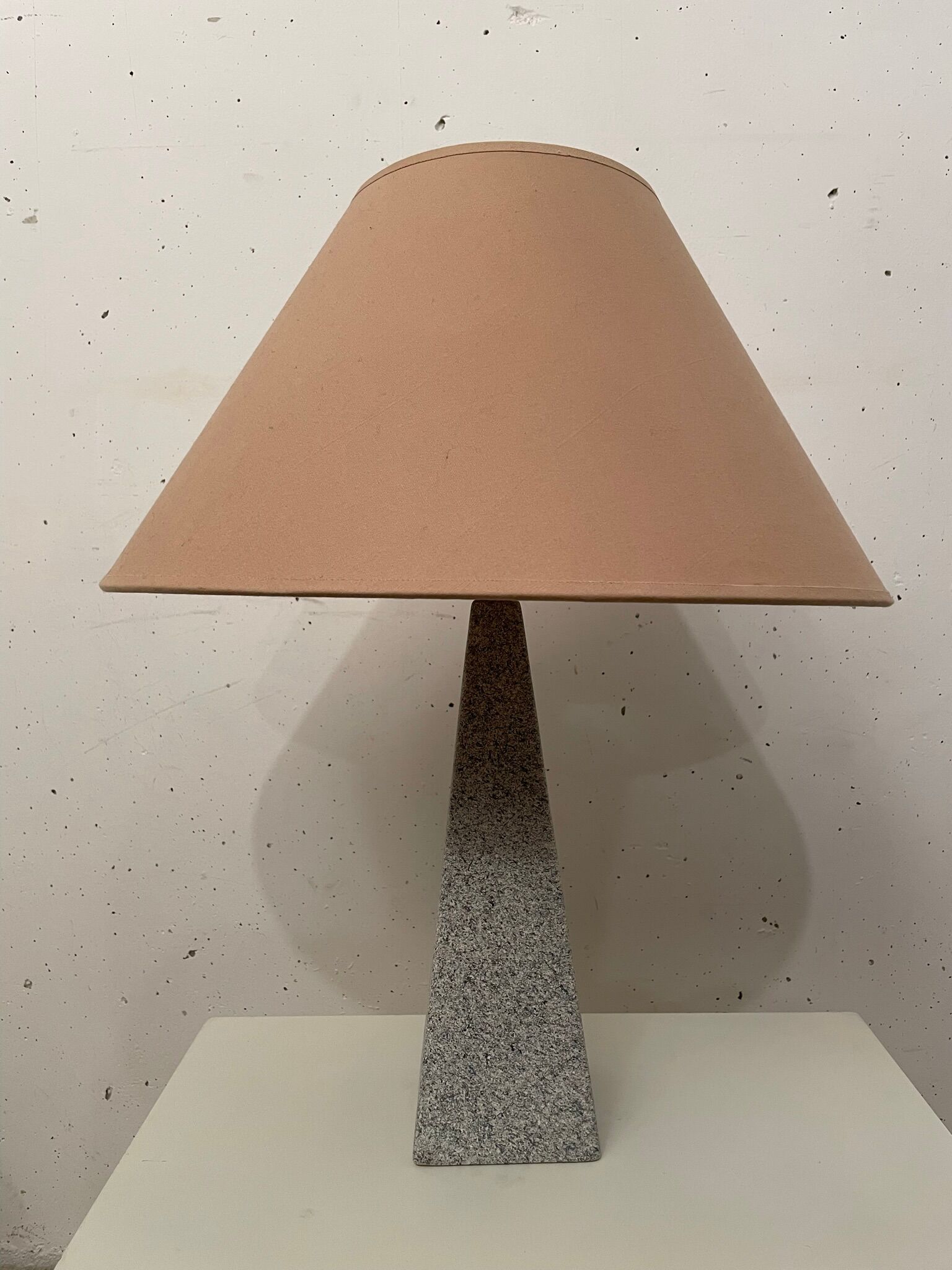 Postmodern "pyramid" lamp, 1980