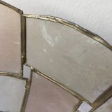 Mother-of-pearl and brass suspension with its collar