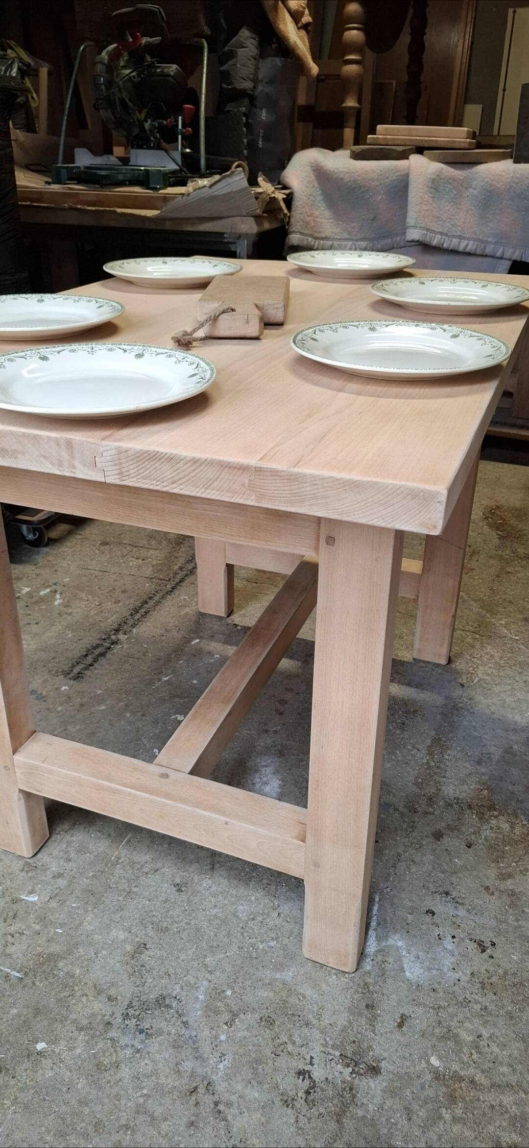 Small renovated farmhouse table