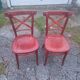 2 bistro chairs