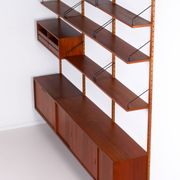 Royal System by Poul Cadovius for Cado, 1960s – Wall System Teak, 15-Piece