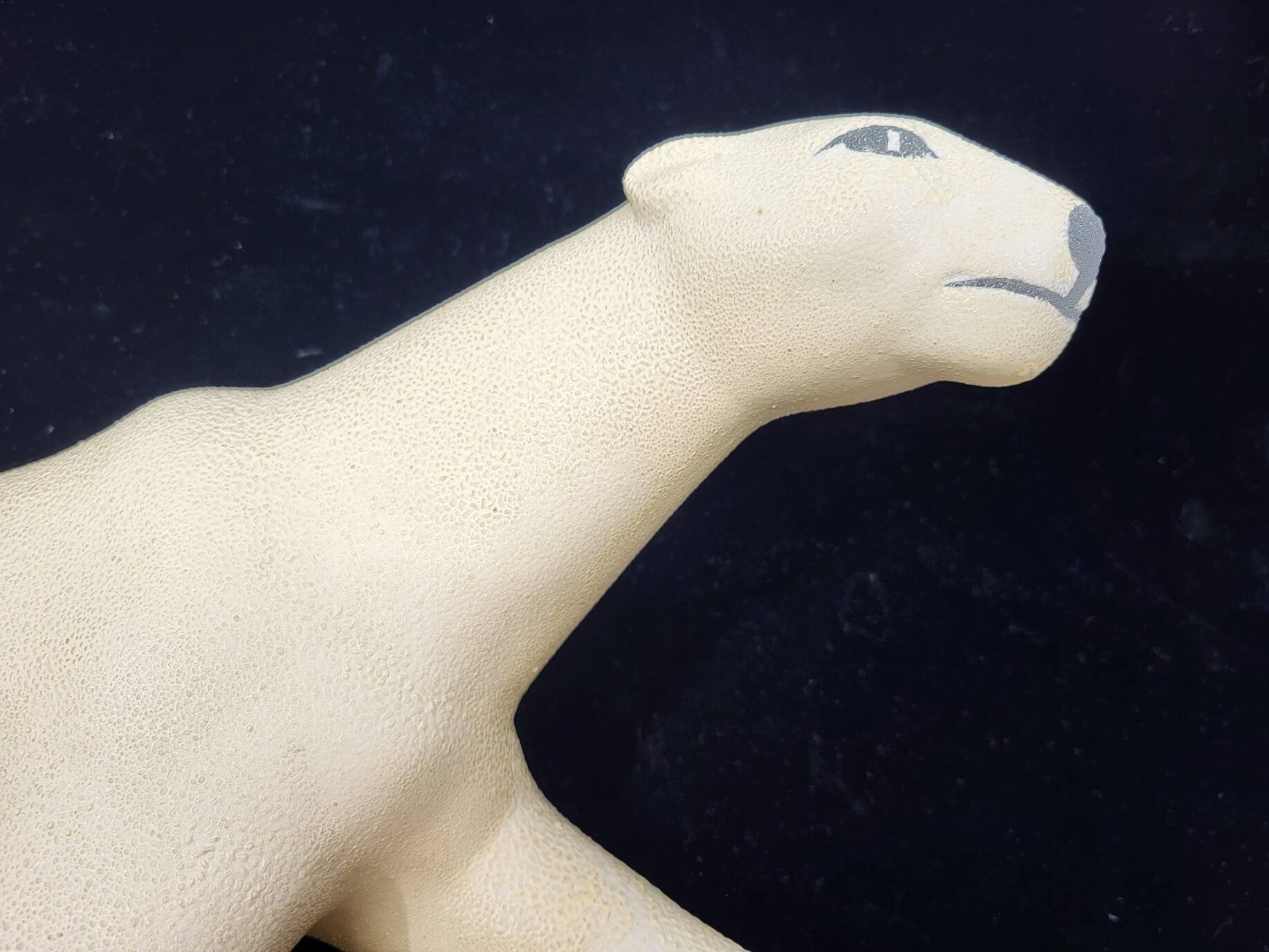 Saint Radegonde Panther in ceramic Art Deco France 1935