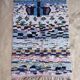 Moroccan boucherouite carpet - 128 x 185 cm