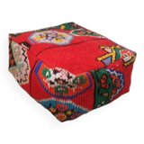 Moroccan carpet pouf / floor pillow