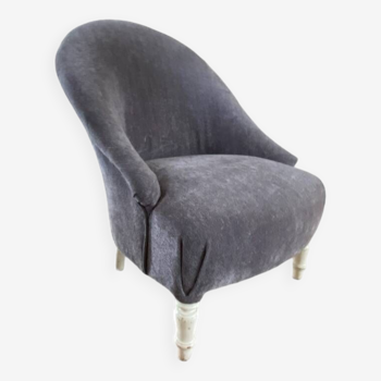 Fauteuil crapaud restauré