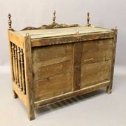 19th Century Light Walnut Panetière