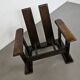 Brutalist armchair from the 1960s