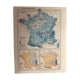 Old climate France map from 1945