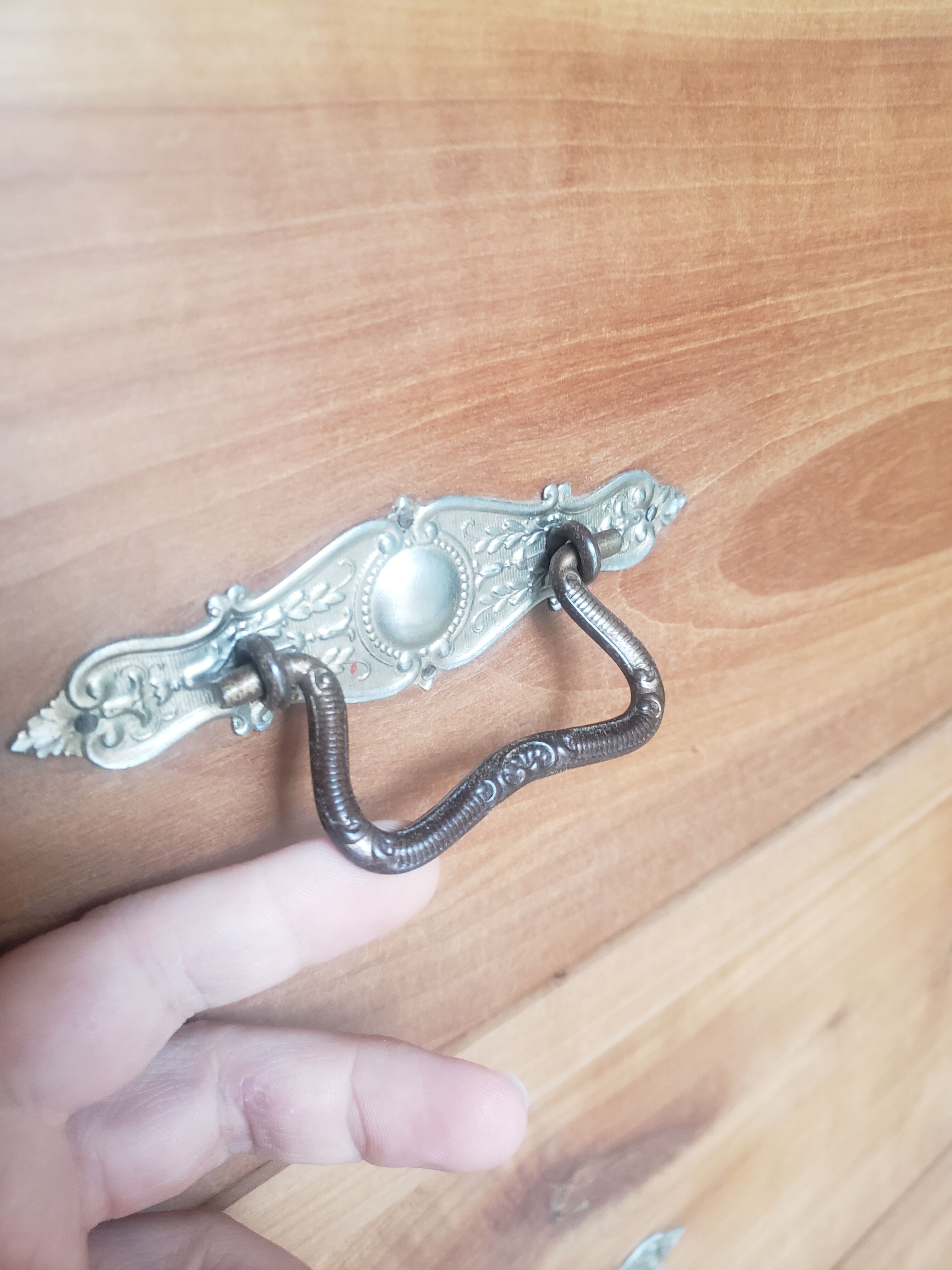 Solid antique cherry chest of drawers