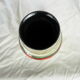 Frieze vase with green and red round