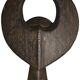 African wooden mask symbolising a buffalo, Nigeria, 28x39cm