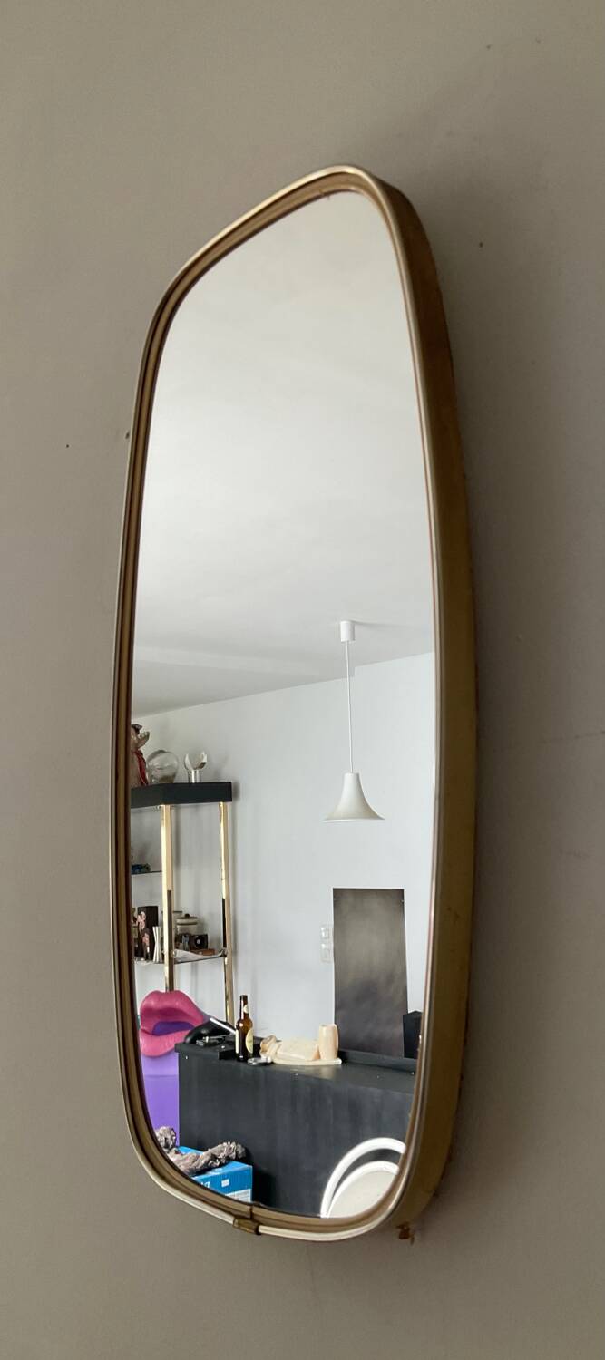 Free form rear view mirror from the 60s and 70s