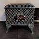 Antique enamelled cast iron stove "Faunus" – renovated