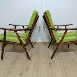 Lounge chairs by Ton, Set of 2