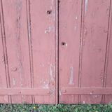 Pair of old openwork shutters