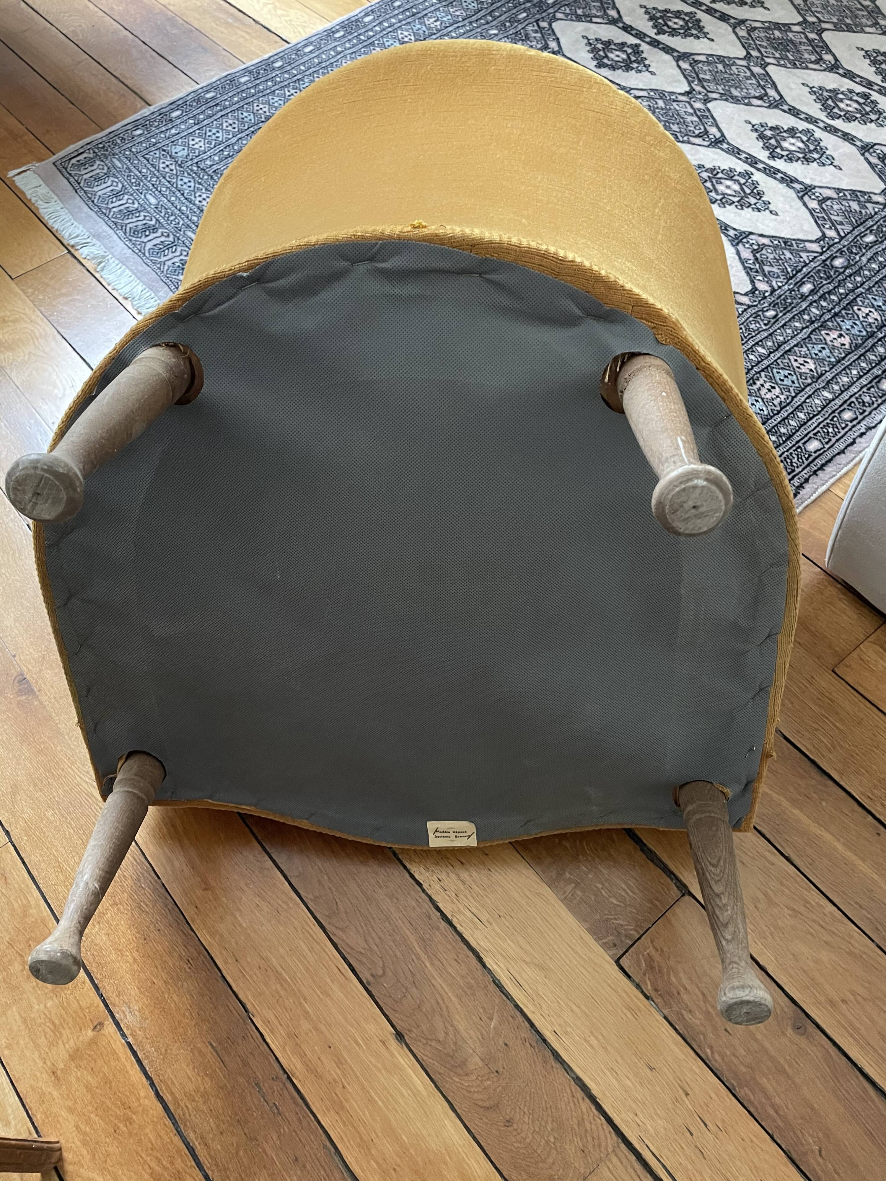 Paire de fauteuils crapauds