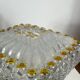 Square wall light or ceiling light in Murano or Limburg glass.