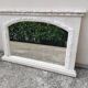 Large vintage stone mirror