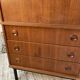 Modernist teak secretary desk, 1950s