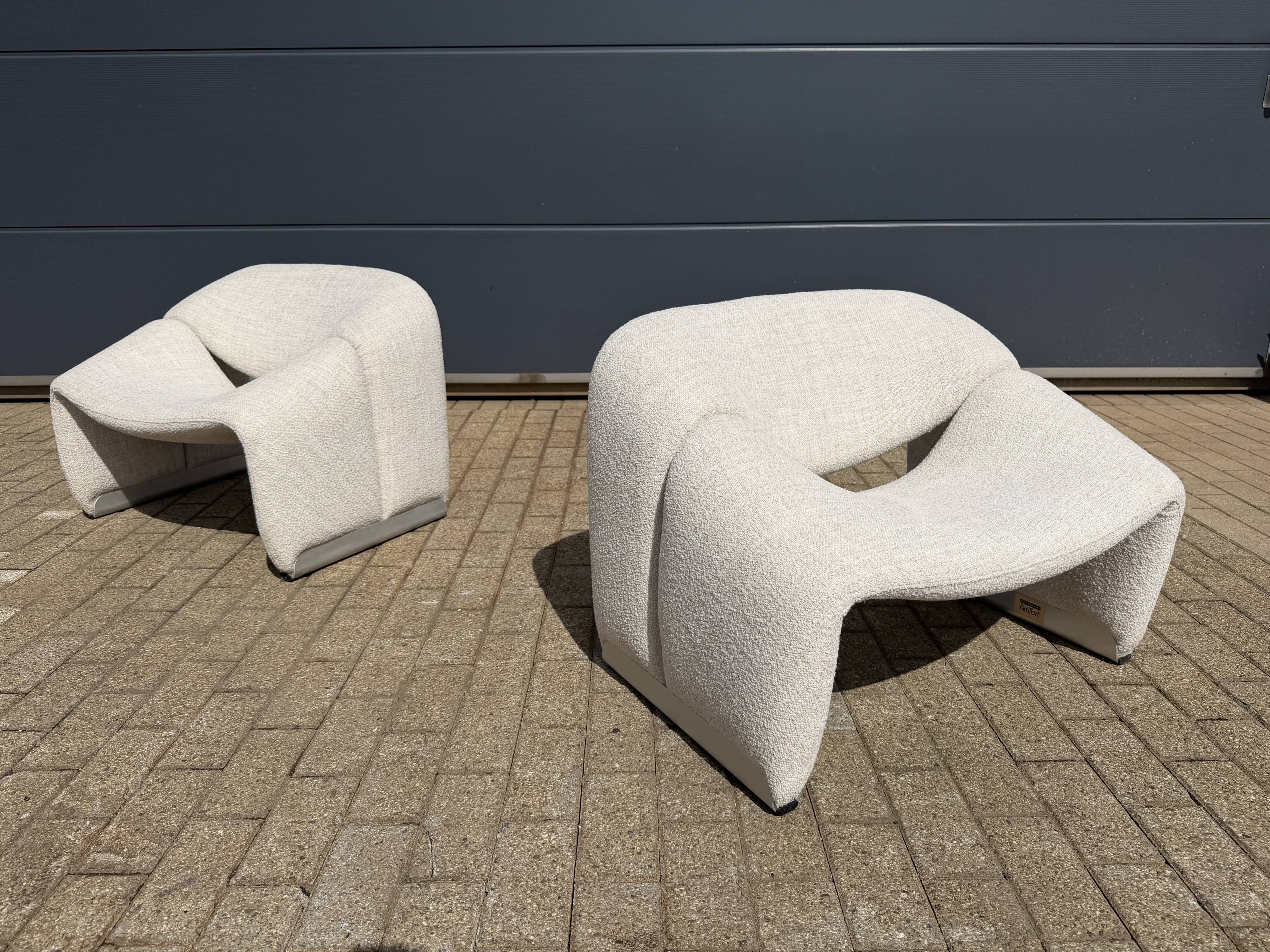 Artifort F598 Groovy armchairs in perfect condition!! Pierre Paulin