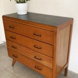 Vintage wooden chest of drawers