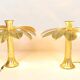 Carlo Giorgi. 2 sculptural lamps/table lamps by Carlo Giorgi for Bottega Gadda, model: Ippocastano, Italy, 1970s.