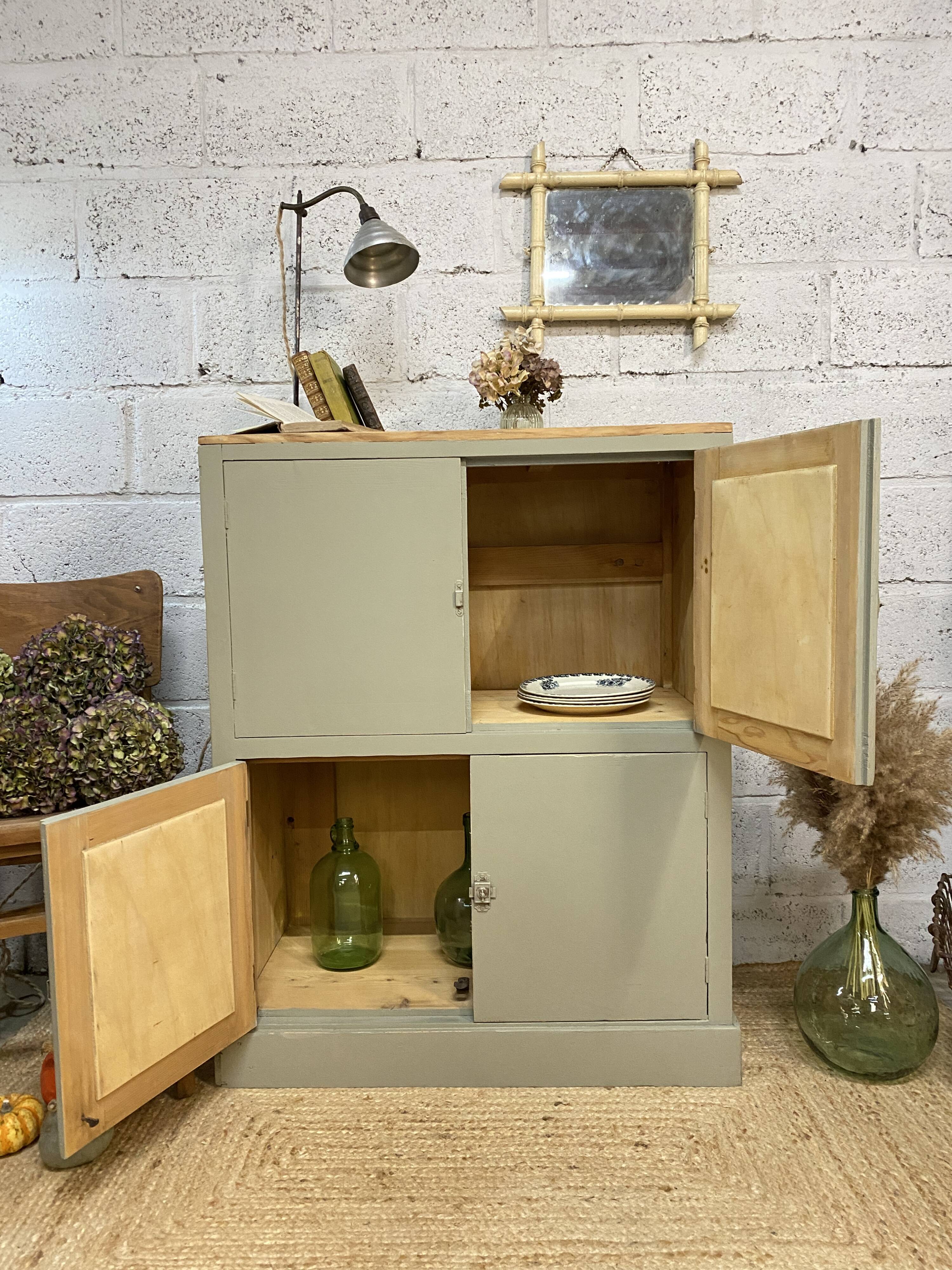 renovated antique sideboard - china cabinet