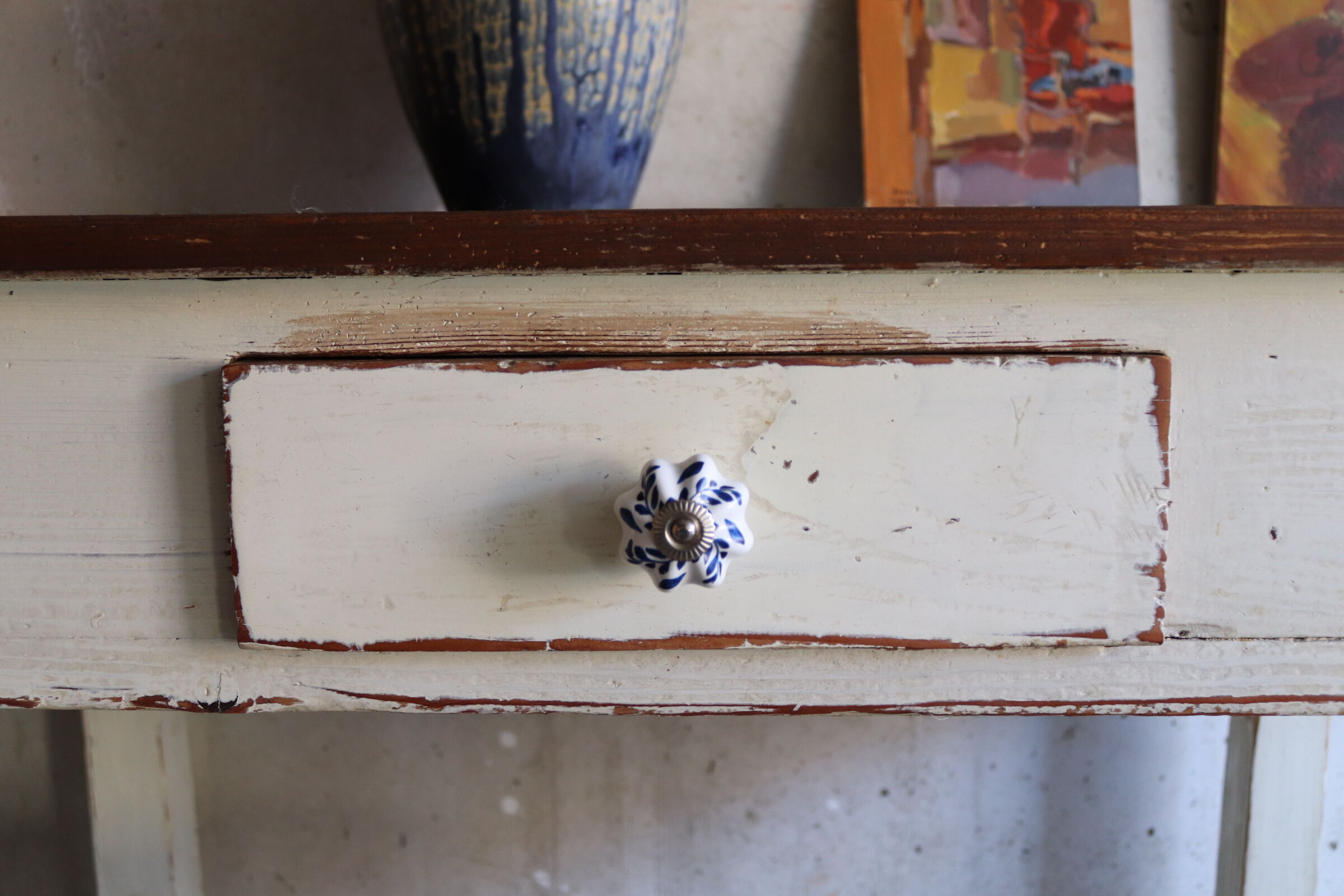 Antique kitchen table