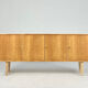 Vintage sideboard chest hallway cabinet oak WK Möbel 60s 70s