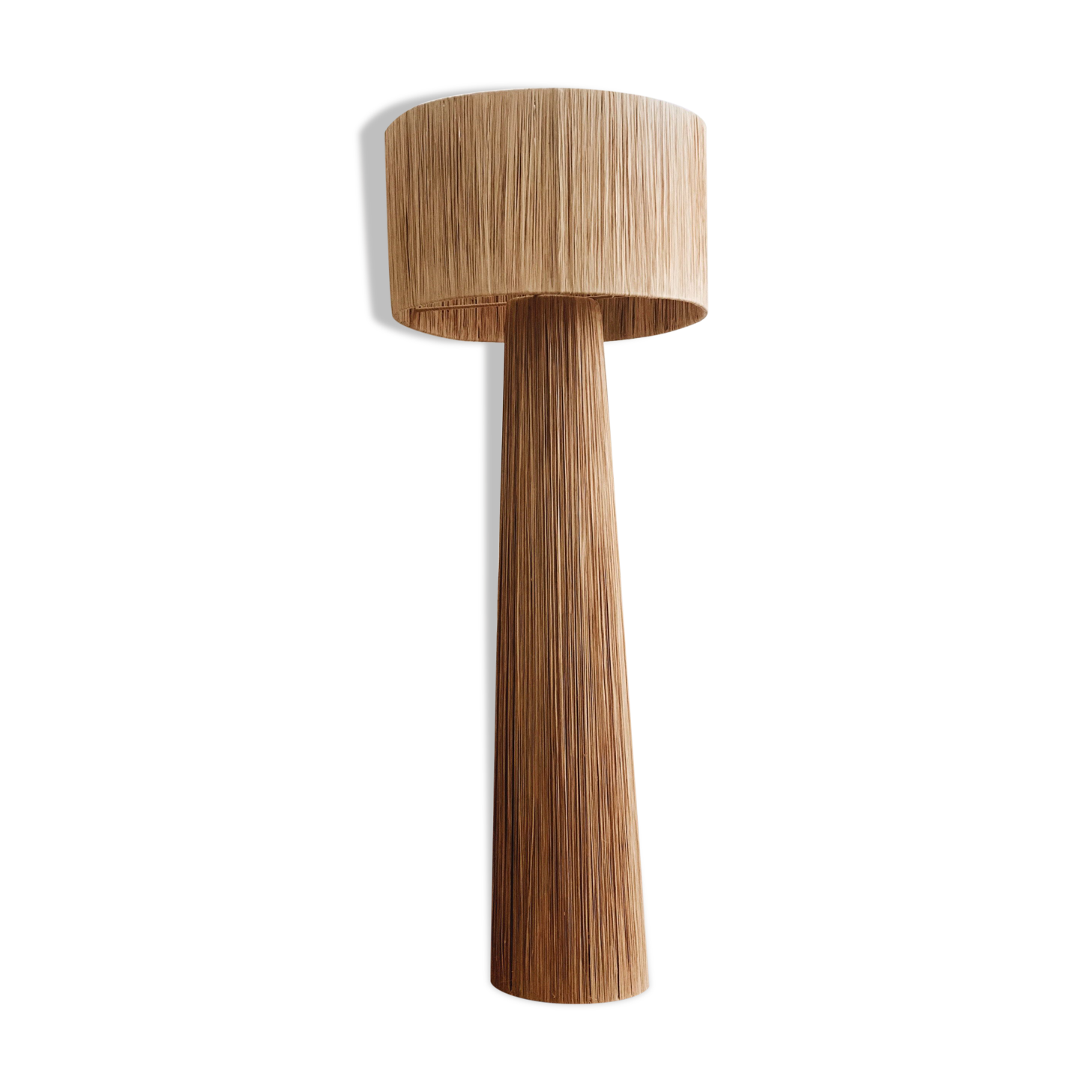 Bahia floor lamp minimalist design raffia