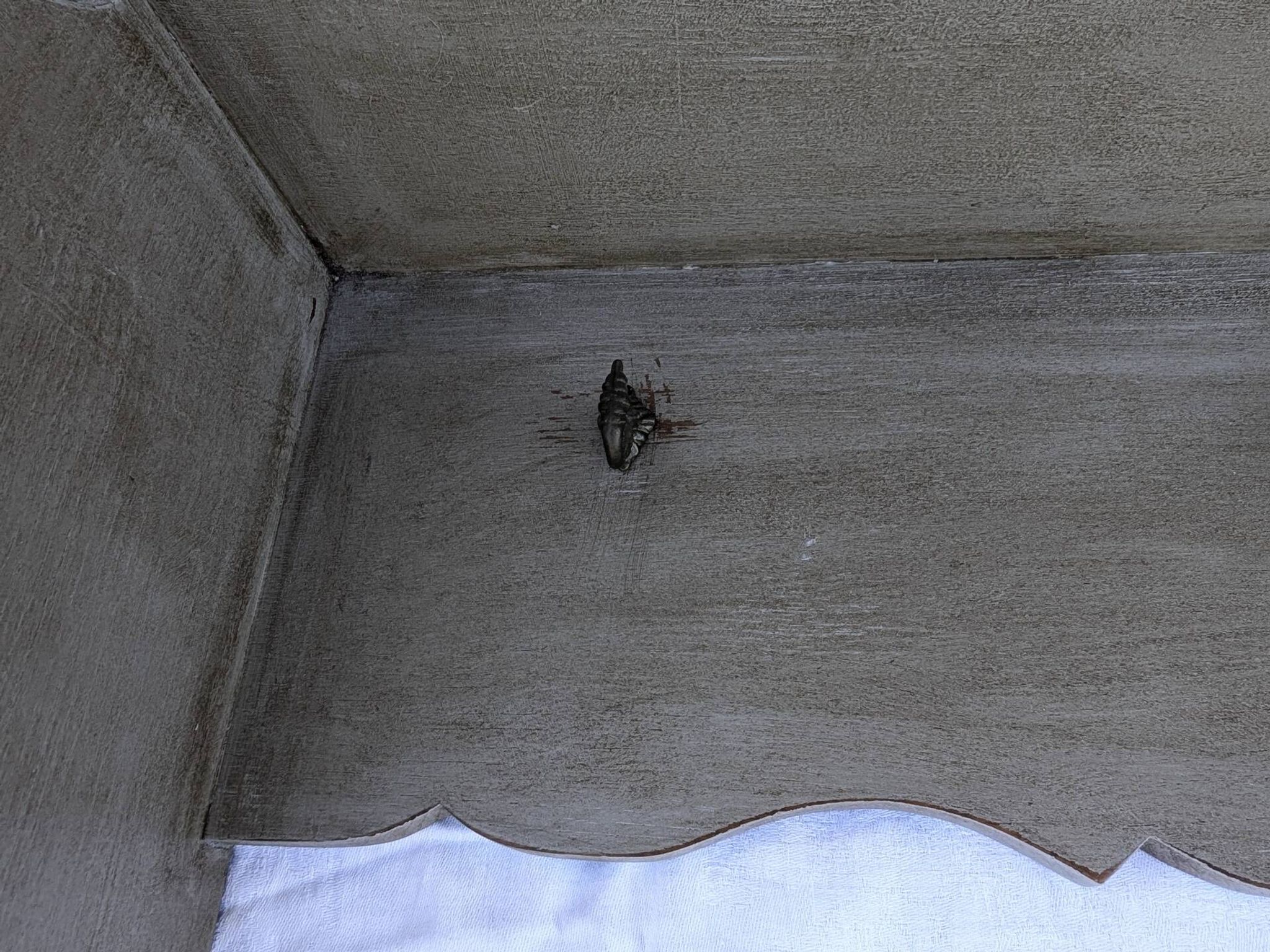 Vintage Wall Shelf Coat Rack Solid Oak Shabby Chic Finish