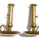 Pair of candlesticks, vintage brass
