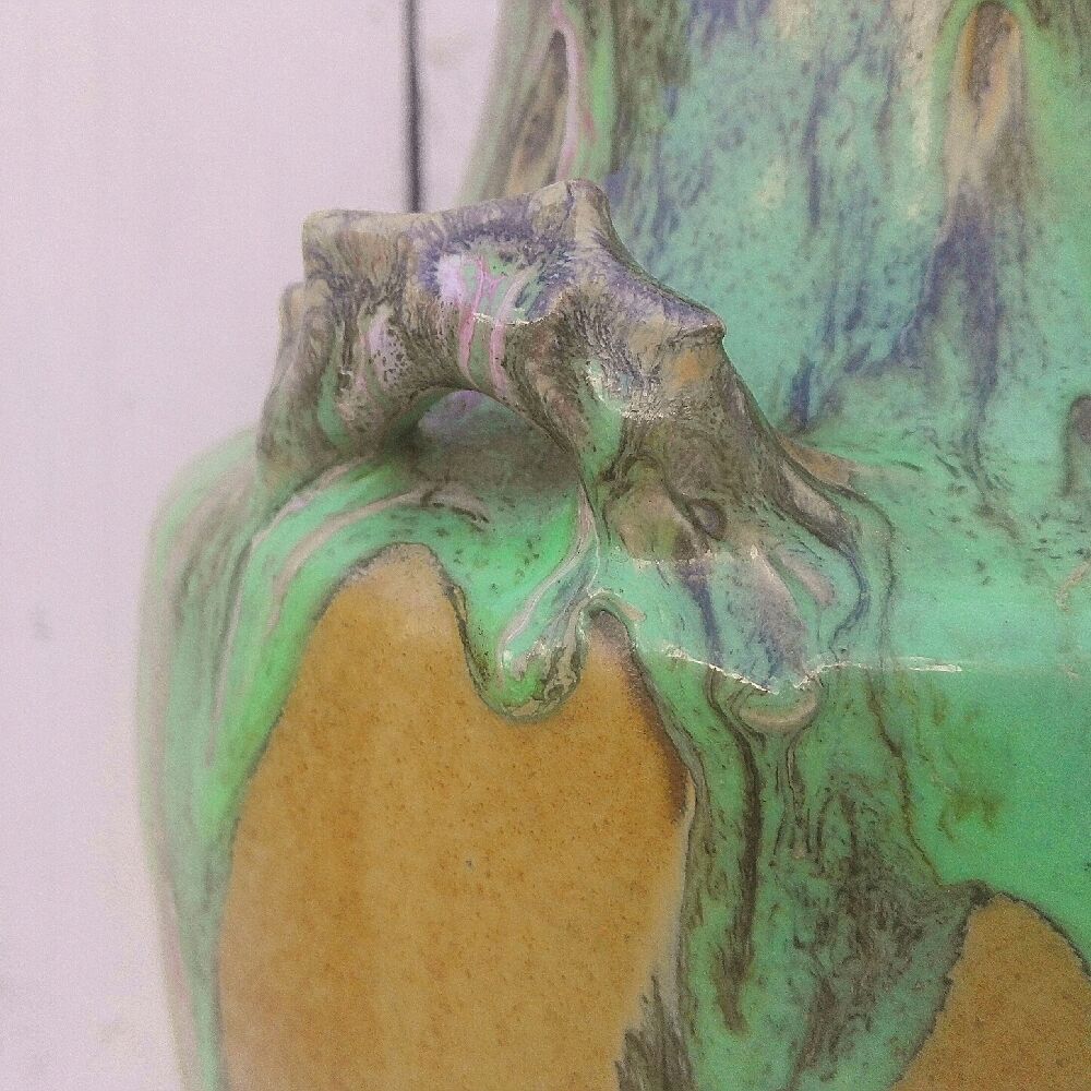 Vase en grès Puisaye Alfred Lebret art déco