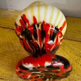 Small 1970s Murano Glass Vase in the style of Carlo Moretti. H15.