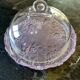W.Germany crystal cheese cover on tray dimensions: height -15cm- diameter -22cm-