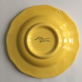 Yellow National Lottery ceramic ashtray