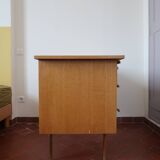 Scandinavian light wood desk