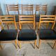 Set of 6 scandinavian chairs