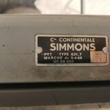 Former metal post desk "simmons"