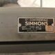 Former metal post desk "simmons"