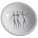 Hans Wagner large decorative ceramic bowl from the 1950s