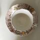 5 Guipure Luneville coffee cups with saucers
