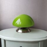 Green mushroom bedside lamp with touch control