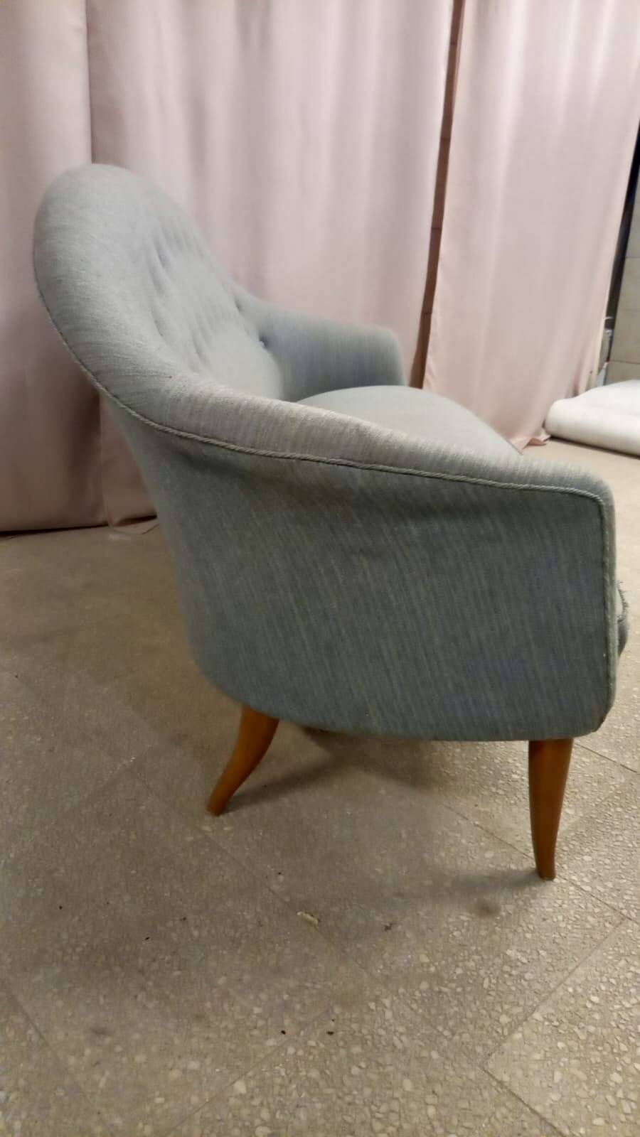 Swedish vintage Paradise sofa designed by Kerstin Hörlin-Holmquist , produced by Nordiska Kompaniet,